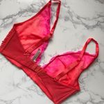 Free People Intimately Fools Gold Lace Bra 36D Deep Plunge Underwire Ombre Photo 6