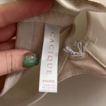 Cacique Cotton Boost Plunge Beige Sz 44DDD Bra Photo 6