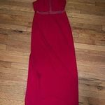 Aidan Mattox Maxi Red Formal Dress Photo 0