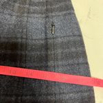 Akris  Plaid Wool Flannel sheath dress zip front Sz 4 Photo 9