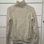 Vince  Mixed Cable Knit Wool & Cashmere Blend Sweater Cream Photo 1