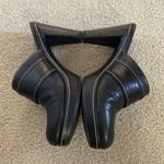 Coach Black Leather Buckle Clogs sz 8 Photo 3
