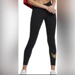 Nike  Sportswear Women’s Size Small Black Animal Print Logo‎ Leggings Photo 3