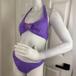 Wild Fable  Women’s Purple with Pink Heart Two piece Bikini Set Size Medium. Photo 1