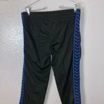Pony black joggers side stripes basketball gym athletic sweatpants pockets Size L Photo 4