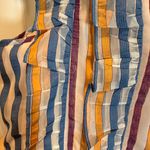 Anthropologie  Maeve Multicolor Striped Blouse size 12 Photo 6