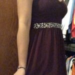Speechless Burgundy Dress with Silver detailing (homecoming dress) Photo 0