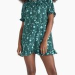 Hill House Green The Katherine Nap Floral Space Poplin Mini Dress Size Small Photo 0