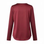 GO BY GO SILK ICONIC GO ZIPPY REDUX Blouse Womens Small Burgundy Red Zip Shirt Photo 1