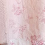 Ivy City Co Pink /Blush Floral Tulle Long Sleeves Ruffle Maxi Dress. Size 1X Photo 10