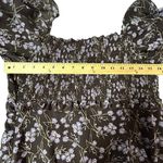 143 Story By Line Up Sz M Floral Maxi Brown Lavendor Front Slit Dress Photo 13