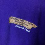 Y2K Vintage Down The Hatch Seafood Restaurant T Shirt Ponce Inlet Purple Small S Photo 15