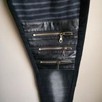 Trendy Black and Gray Women's Skinny Jeans Size 31 Photo 3