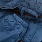 L.L.Bean blue puffer jacket top long sleeve with pockets women’s large Photo 6