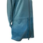 Pendleton  Full Zip Sweater Jacket Cotton Teal Blue Womens Size Medium New Photo 4