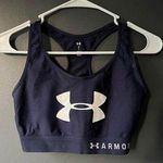 Under Armour  Women's Navy Sports Bra - Comfortable & Supportive Photo 0