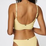 O'Neill Nwot  Saltwater Solids Textured Trestles Bralette Bikini Top Straw XL Photo 8