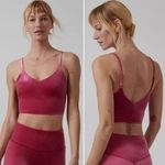 Athleta Women's Red Velvet Sports Bra Photo 1