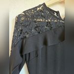 DO+BE  Black Ruffle Lace Mini Dress Size Small Photo 6