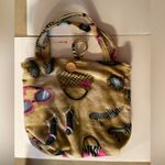 Tote Shoes and Sunglasses Pattern Gold Photo 0