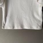 ZARA sz L ruffle sleeve ribbed crop tank top NWT Photo 8