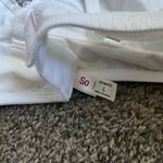 SO  White Lace Halter Bralette Photo 4