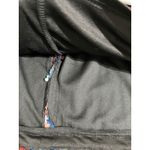 AQUA  Sequin Stripe Crop Top V Neck Spaghetti Strap Black Women's Size M Photo 3