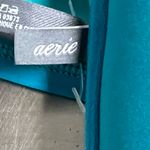 Aerie  Blue 36D Brooke Racer Back Front Closure Padded Bra - EUC Photo 4