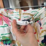 Anthropologie  x Claire Colin art shorts elastic smock waistband colorful print Photo 1