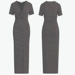 💕FAVORITE DAUGHTER💕 The Anywhere Dress ~ Black White Stripe Small S NWT Photo 9