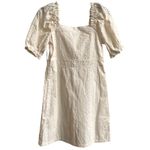Spartina 449 Catrina Eyelet Dress Pearl White Short Sleeve Square Neck XS NWT Photo 4