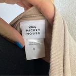 Disney Mickey Mouse Crewneck Crop Sweatshirt Pink Graphic Comfy Pullover Photo 3