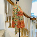 Anthropologie Roopa Pemmaraju Vivi Peasant Blouse Floral Puffed Sleeves Photo 8