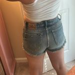 Lee  Vintage Modern High Rise Embroidered Cutoff Jean Shorts Photo 3