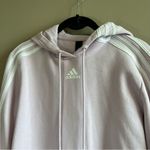 Adidas ✨ Women’s Lilac Cropped Hoodie Medium Photo 1