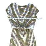 Anthropologie New  Maronie Cut- Out Knot Front Dress Tie Dye Size Medium Photo 2