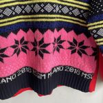 MSGM Sweater Hoodie In Multi Red Size XS Photo 7