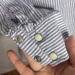 Levi's Levi’s red tab western 3/4 sleeve pearl snap button striped embroidered shirt S Photo 6