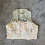 Ivory Two Piece Prom Set Size M Photo 2