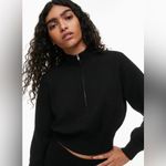 Aritzia  Wilfred Free Yew 1/4 Zip Sweater Size XXS (2XS) | Black Photo 13