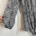 Victoria's Secret NWOT Women’s Black & White Tassel Romper Swim Cover Up Size M Photo 2