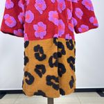 Farm Rio NWOT  Wool Blend Wild Fleece Flowers Coat Size S Multicolor Photo 3