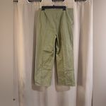 White Stag  Olive Green Chinos with Floral Embroidery Photo 2