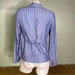 J.‎ Peterman Red Blue White Stripe Cotton Blazer Jacket Womens 0 Photo 3