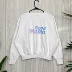 Good American  Good Mama Crewneck Cropped Sweatshirt size 2 M Medium Photo 1