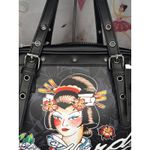 Ed Hardy  Geisha Girl Studded Satchel Photo 2
