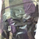 Studio One Purple Plaid Cowl Neck Dress Photo 4