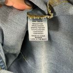 Love Tree  Womens S Blue Denim Sleeveless Button Down Shirt Dress‎ Bodycon Sexy Photo 3