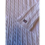 Vtg Polo Jeans Co Ralph Lauren Cable Knit Sweater Womans L Preppy Baby Pink Size L Photo 2