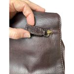 Chocolate Brown Leather Crossbody Bag Quiet Luxury Artisan Made in India Photo 12